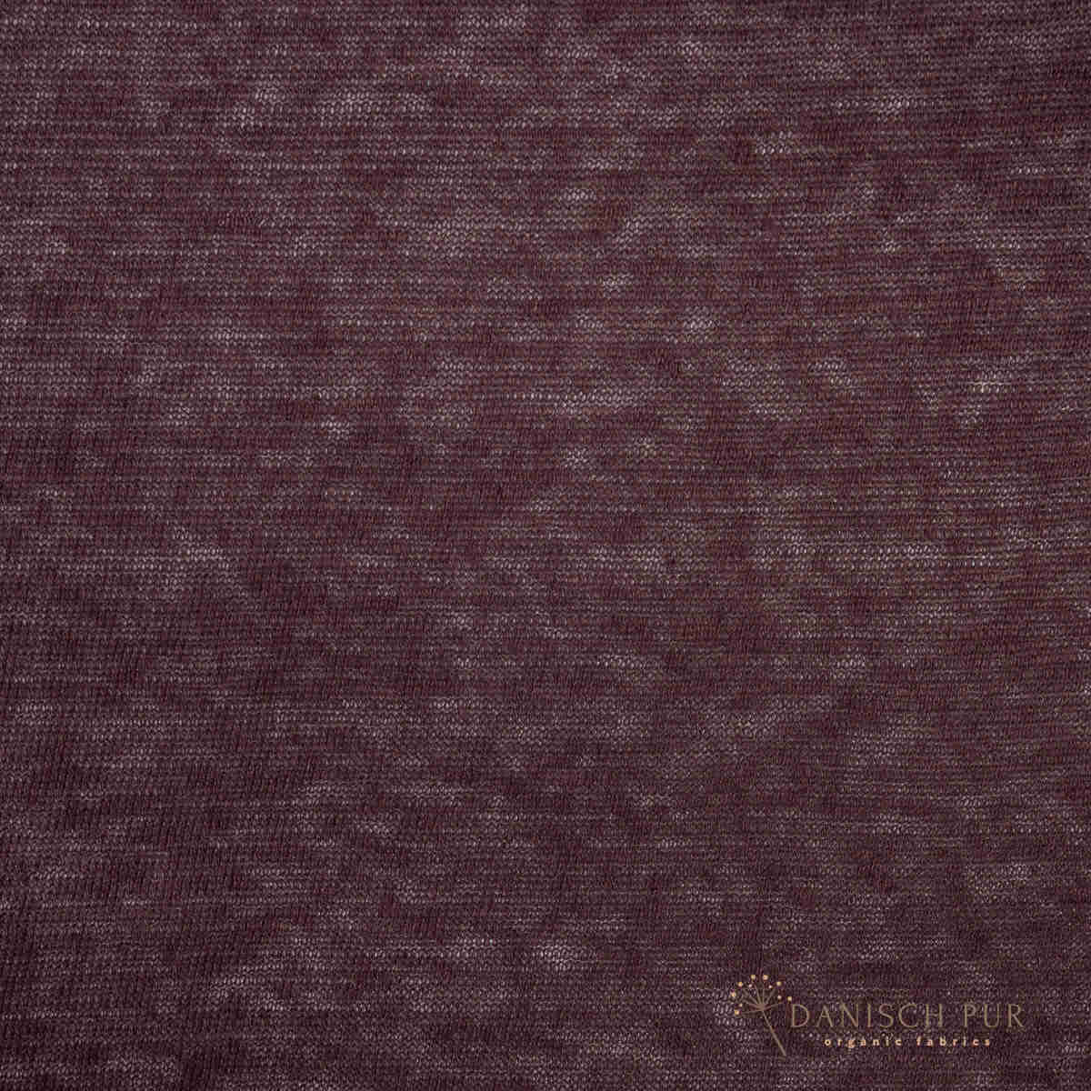 Pure hemp jersey (kba) chocolate-cherry light as a feather