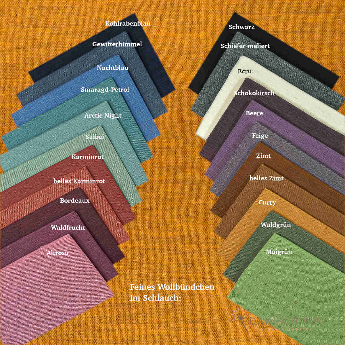 Bio Wendefleece Gold meliert (100% Schurwolle, Merino, kbt, mulesingfrei)