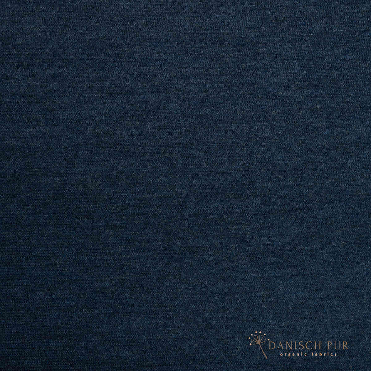 Bio Wendefleece Tiefsee-Lagoblau meliert (100% Schurwolle, Merino, kbt, mulesingfrei)