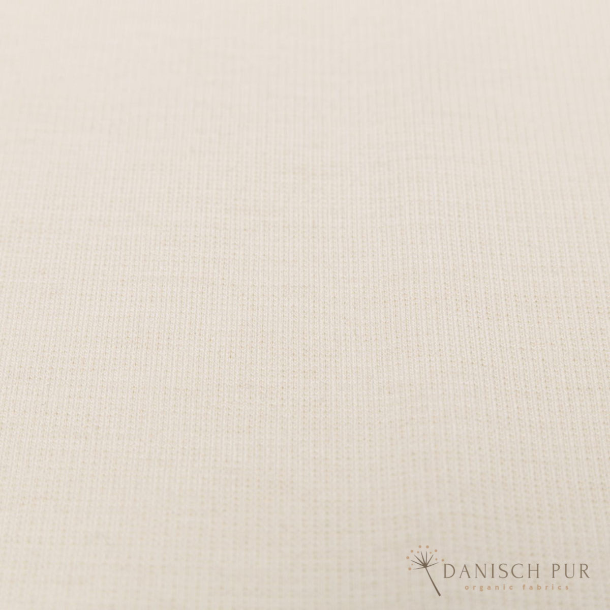 Bio Wollbündchen wollweiß (kbt, mulesingfrei) Rippe im Schlauch