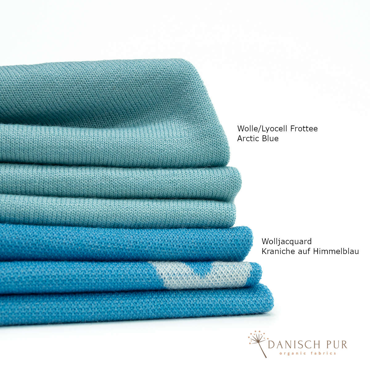Organic Wool/Lyocell Terry Cloth Cobalt Blue (70% Virgin Wool (Merino, organic, mulesing-free), 30% TENCEL™ Lyocell)
