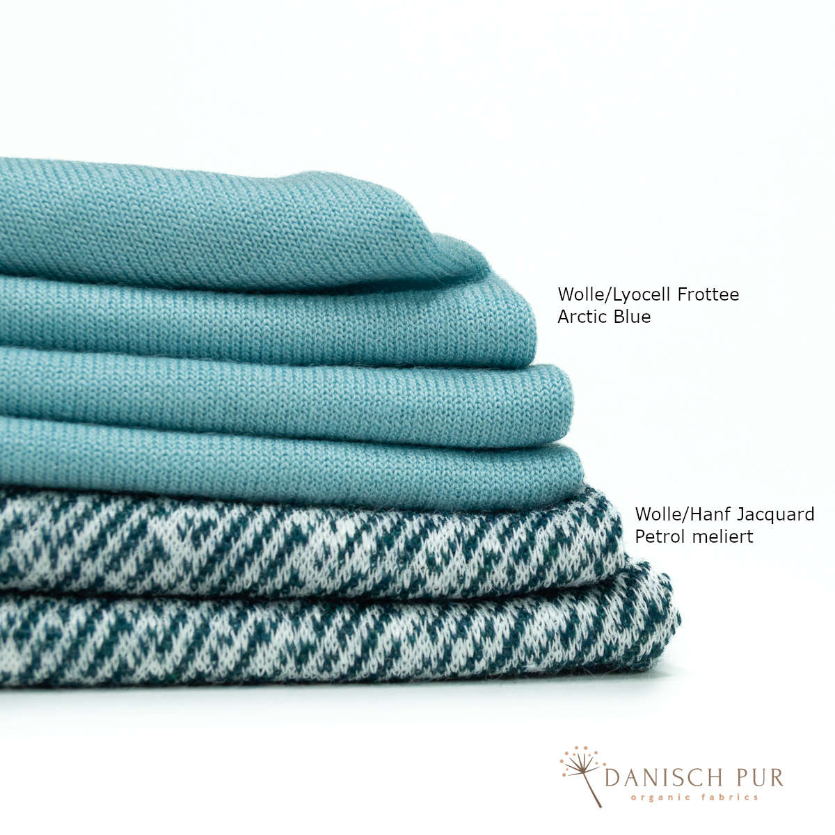 Organic Wool/Lyocell Terry Cloth Cobalt Blue (70% Virgin Wool (Merino, organic, mulesing-free), 30% TENCEL™ Lyocell)