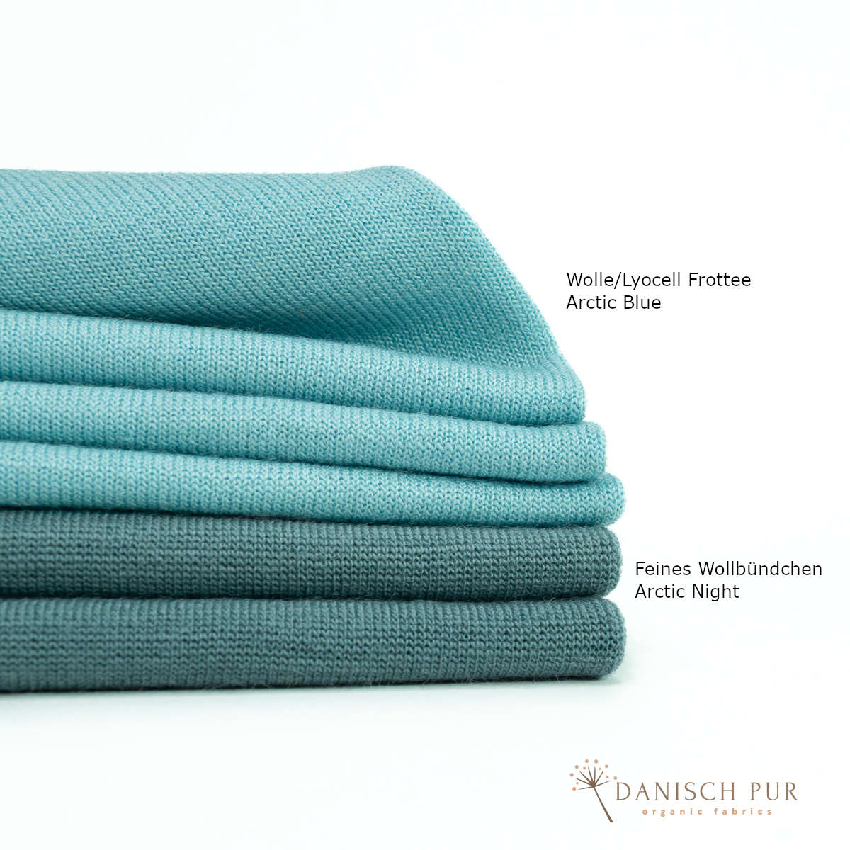 Organic Wool/Lyocell Terry Cloth Cobalt Blue (70% Virgin Wool (Merino, organic, mulesing-free), 30% TENCEL™ Lyocell)