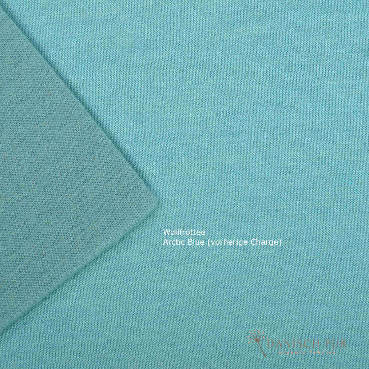 Organic Wool/Lyocell Terry Cloth Cobalt Blue (70% Virgin Wool (Merino, organic, mulesing-free), 30% TENCEL™ Lyocell)