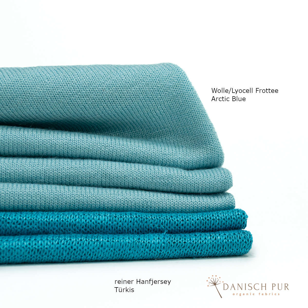 Organic Wool/Lyocell Terry Cloth Cobalt Blue (70% Virgin Wool (Merino, organic, mulesing-free), 30% TENCEL™ Lyocell)
