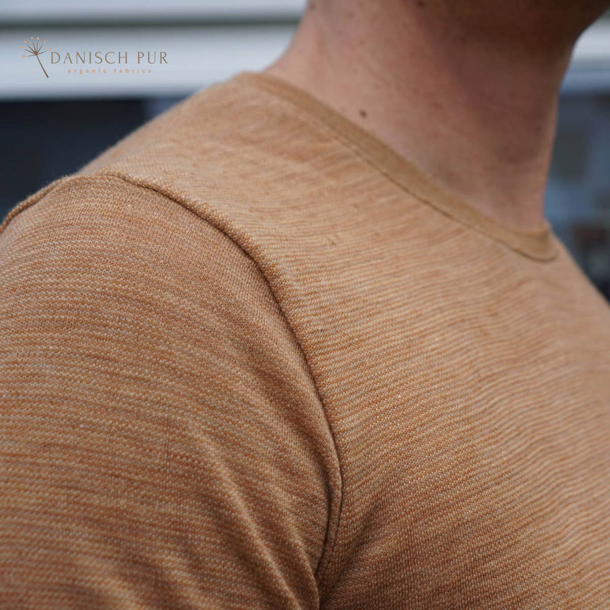 Bio Wolle/Lyocell Jersey Sanddorn-Cino (70% Schurwolle (Merino, kbt, mulesingfrei), 30% TENCEL™ Lyocell)