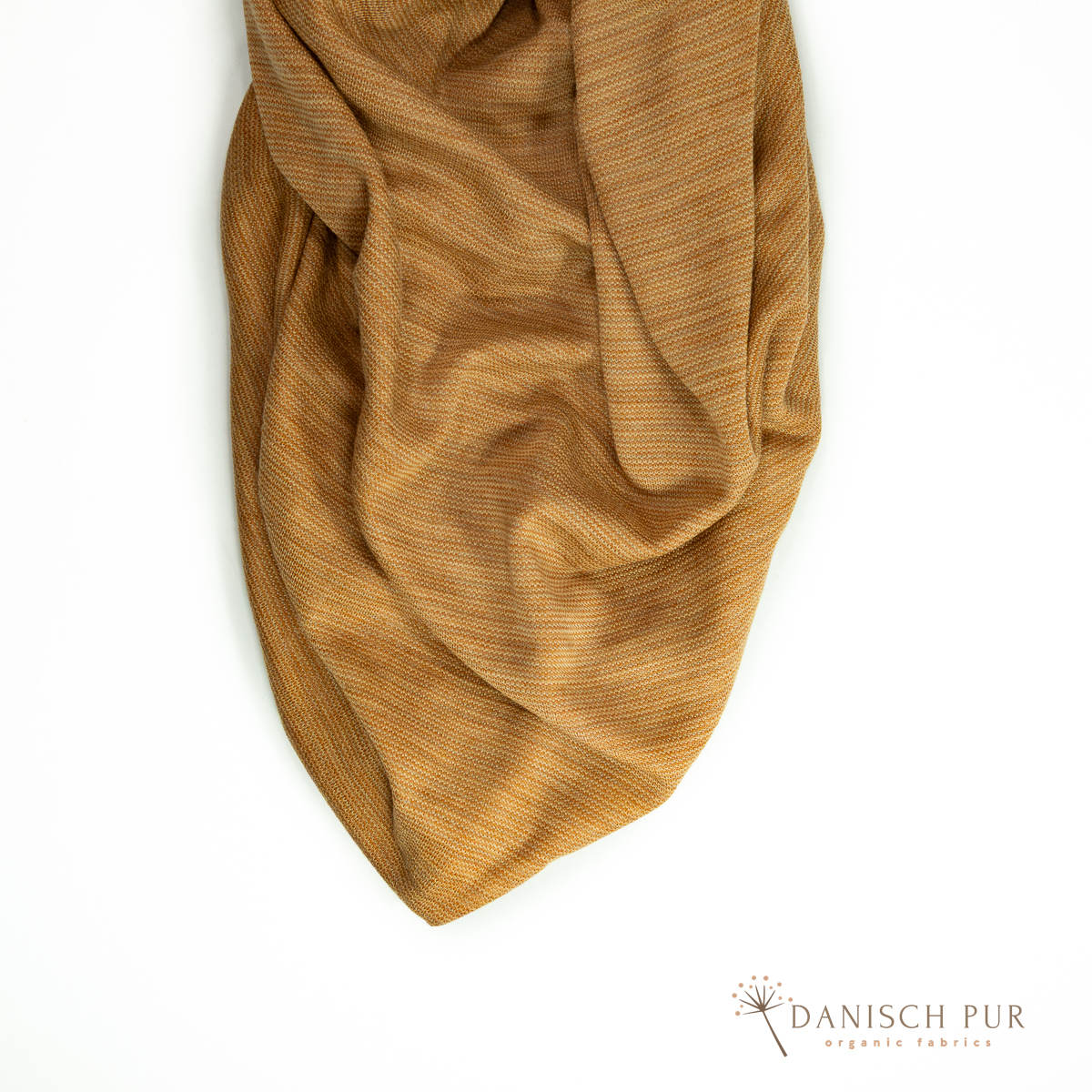 Bio Wolle/Lyocell Jersey Sanddorn-Cino (70% Schurwolle (Merino, kbt, mulesingfrei), 30% TENCEL™ Lyocell)