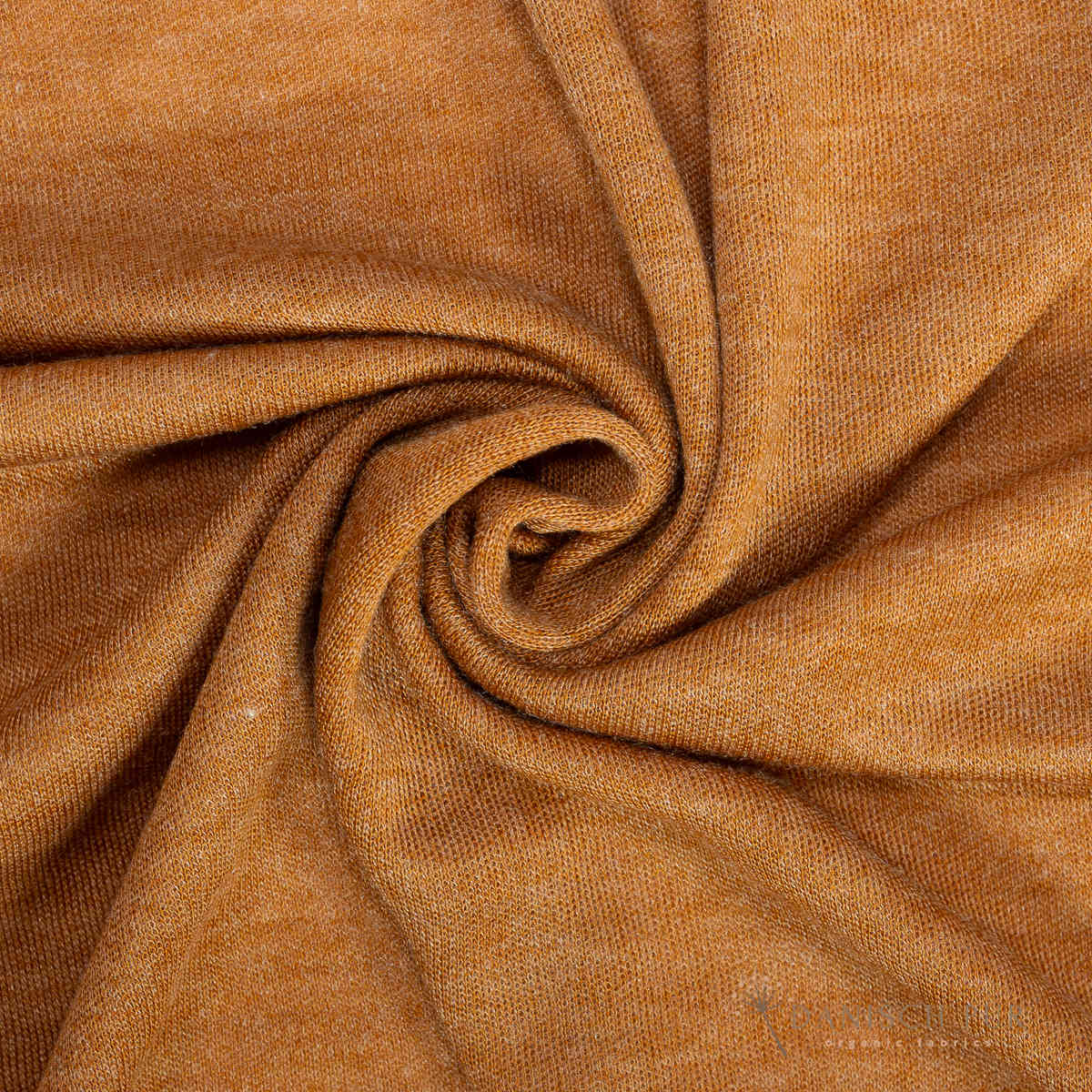Bio Wolle/Lyocell Jersey Sanddorn Uni (70% Schurwolle (Merino, kbt, mulesingfrei), 30% TENCEL™ Lyocell)