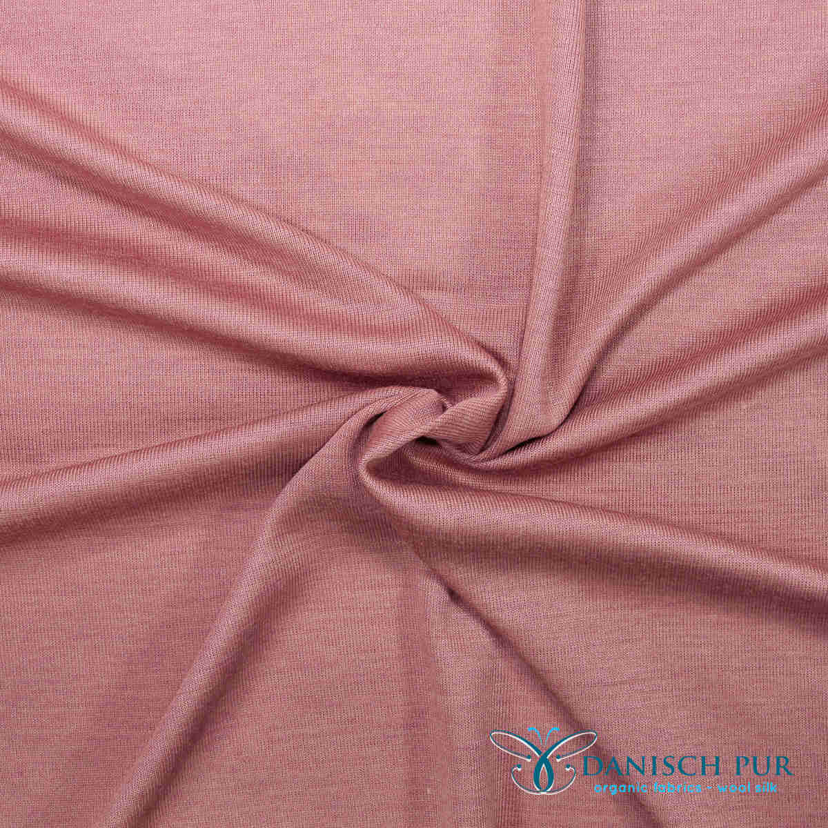 Organic wool silk dusky pink (kbt, mulesing-free)