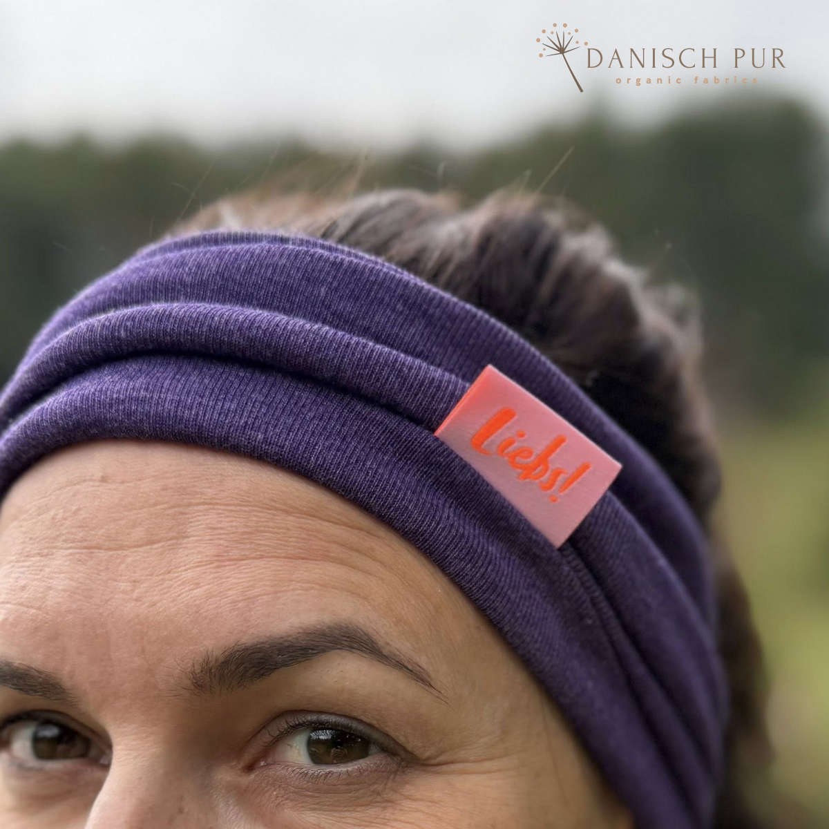 Coupon 40 cm Bio Wolle Seide Amethyst (70% Schurwolle Merino, kbt, mulesingfrei, 30% Seide)