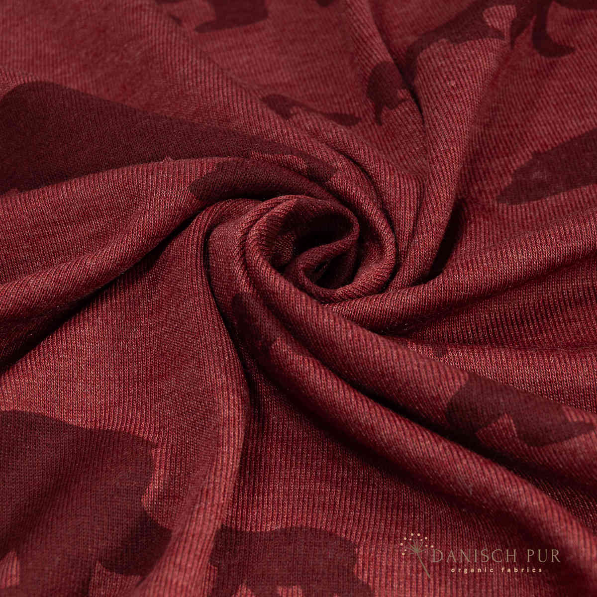 Bio Wolle Seide Bären auf Wanderschaft Karminrot (70% Schurwolle, Merino kbt, mulesingfrei, 30% Seide)