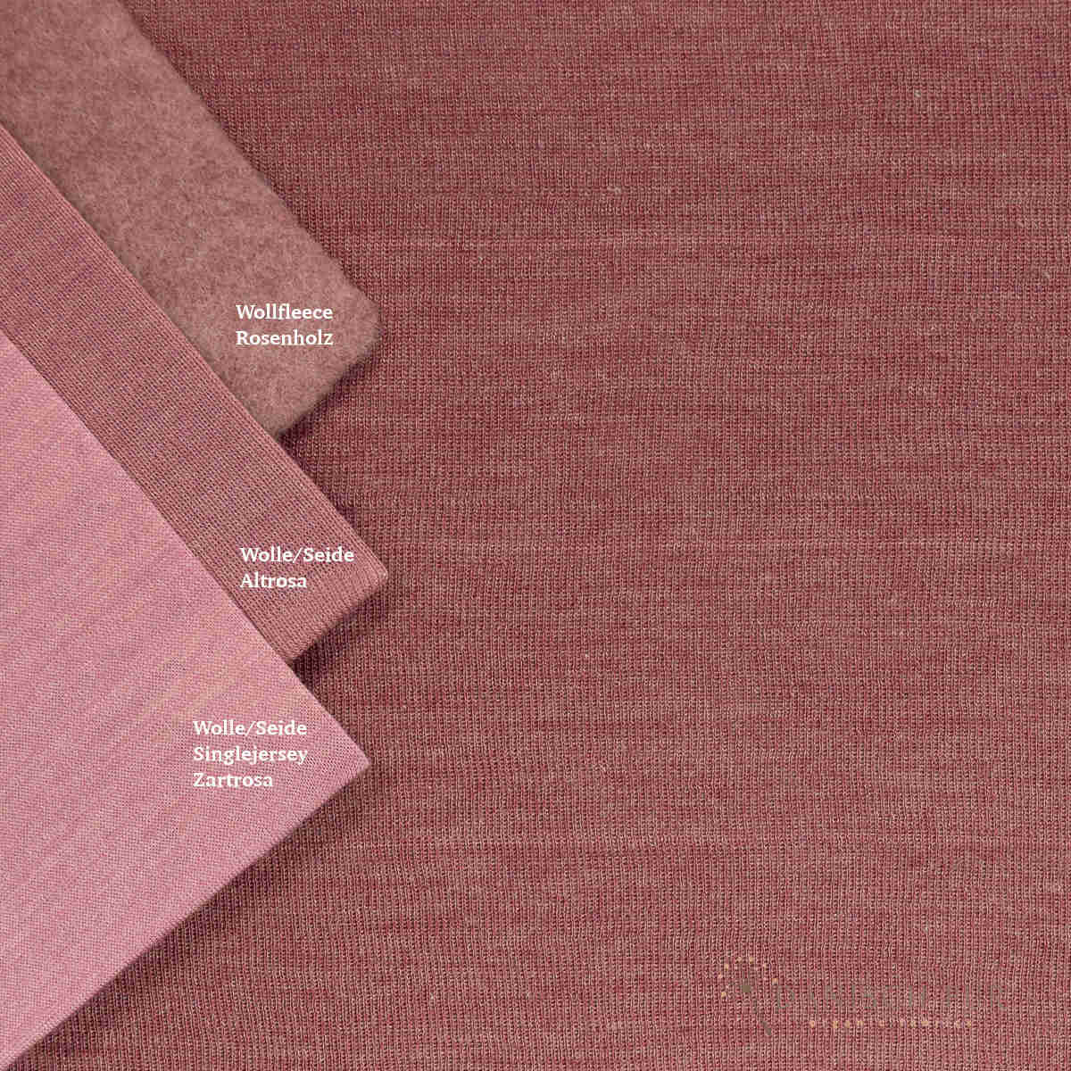 Organic wool silk chocolate-cherry (organic, mulesing-free)