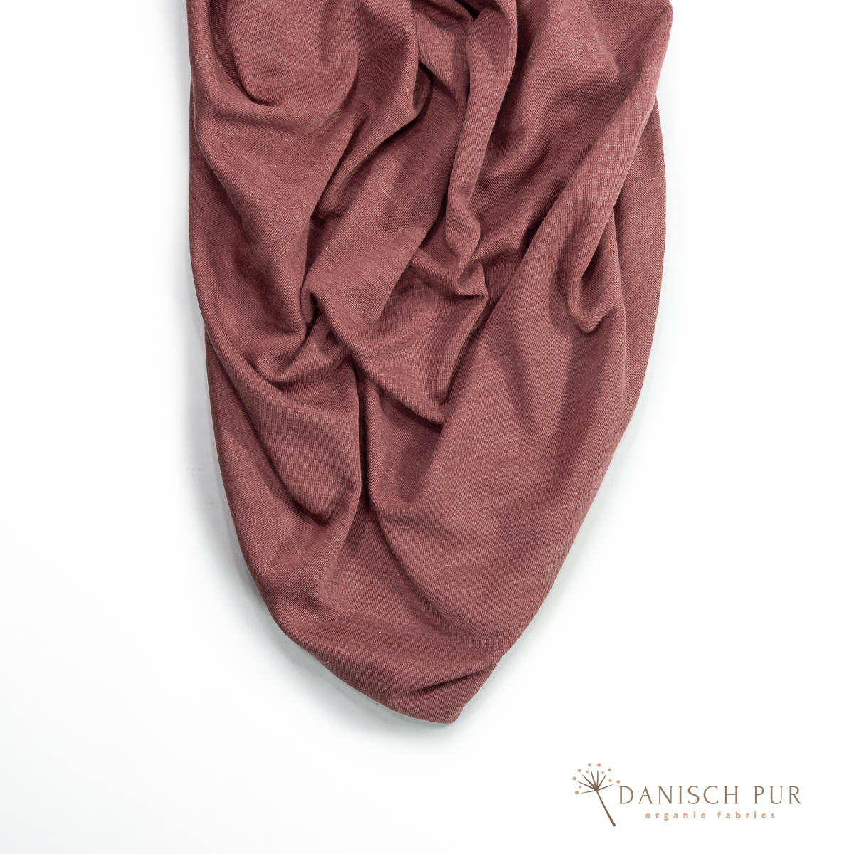 Organic wool silk chocolate-cherry (organic, mulesing-free)