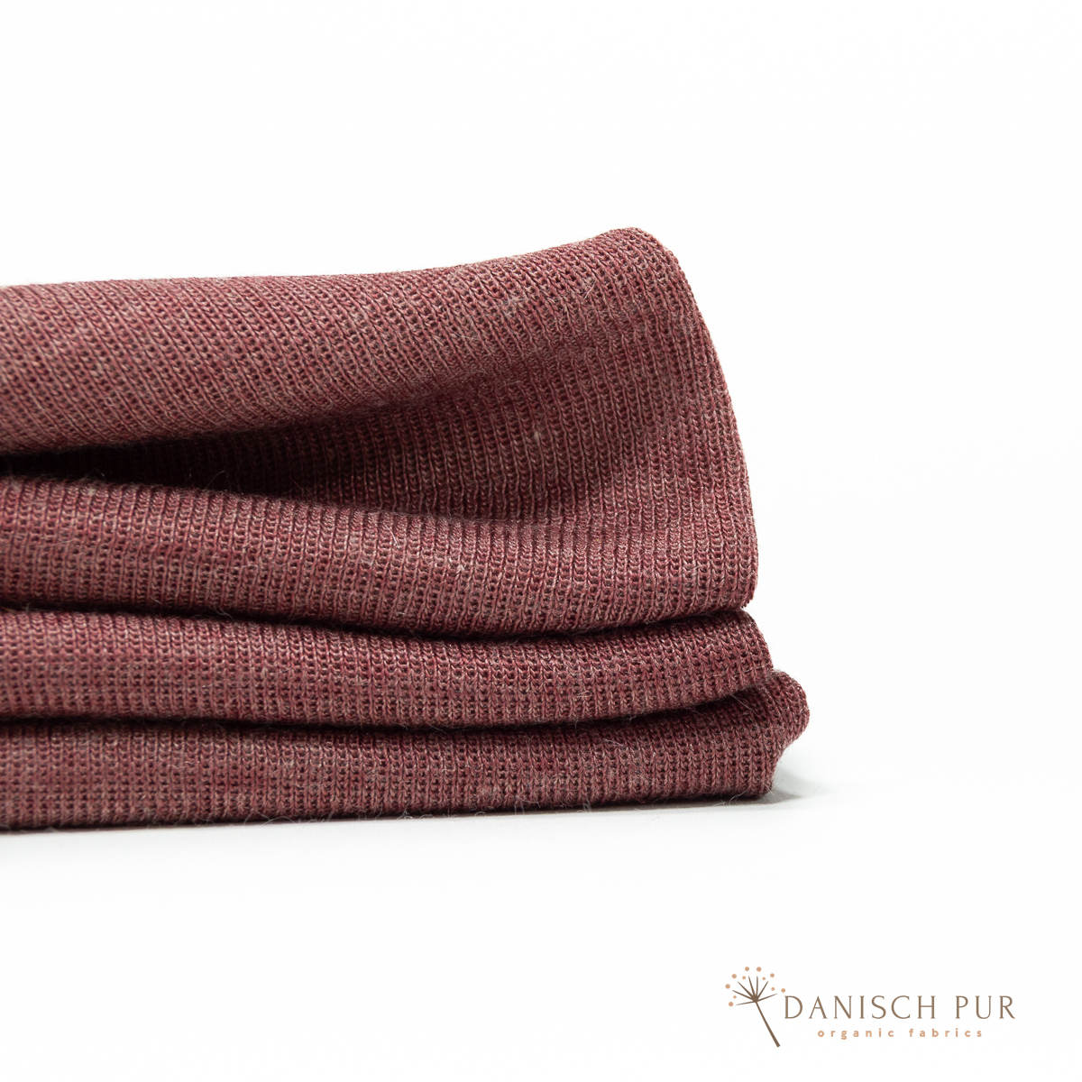 Organic wool silk chocolate-cherry (organic, mulesing-free)