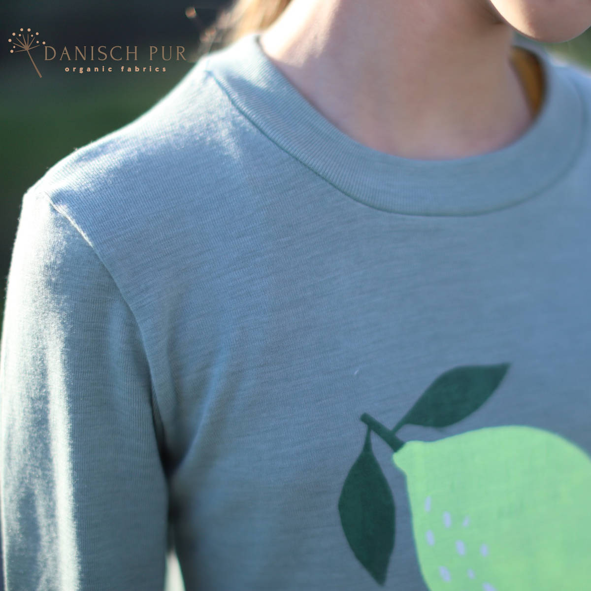 Organic wool silk sage (organic, mulesing-free)
