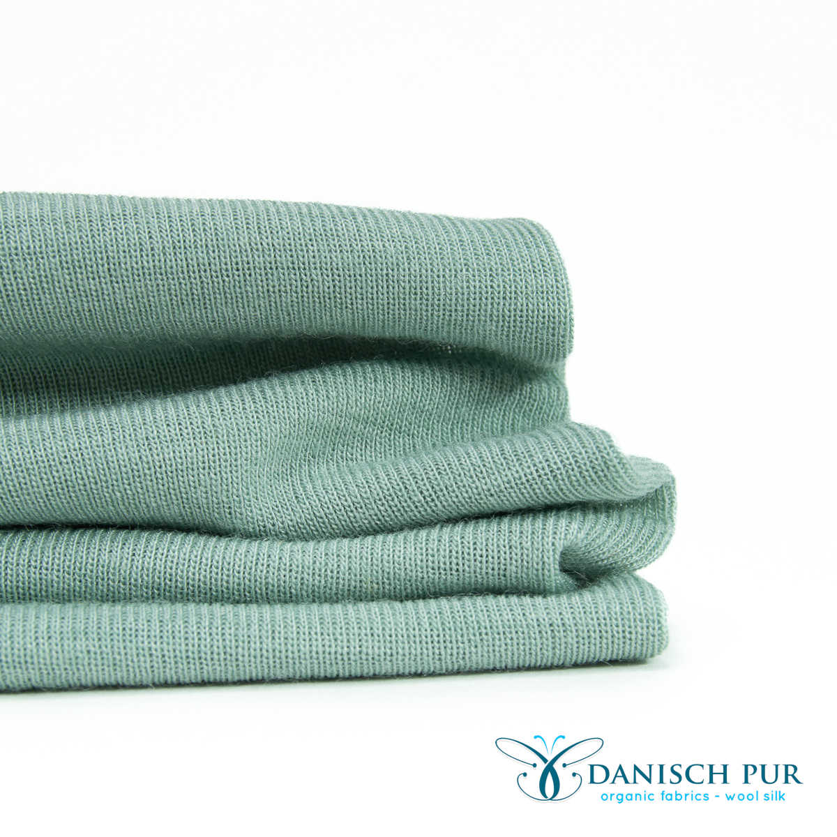 Organic wool silk sage (organic, mulesing-free)