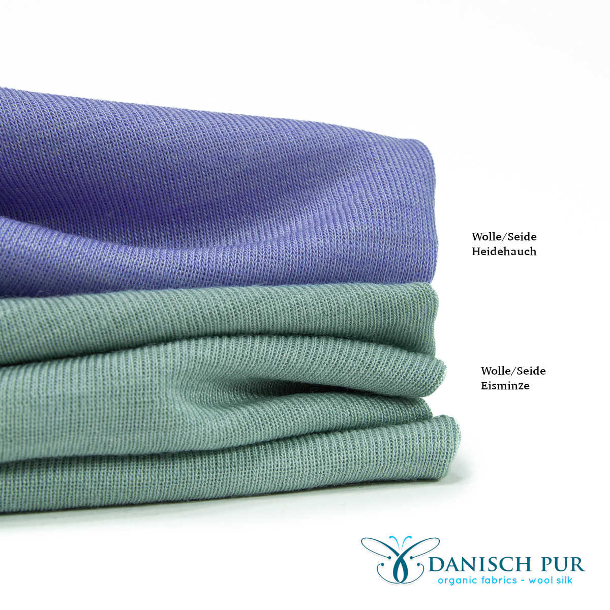 Organic wool silk sage (organic, mulesing-free)