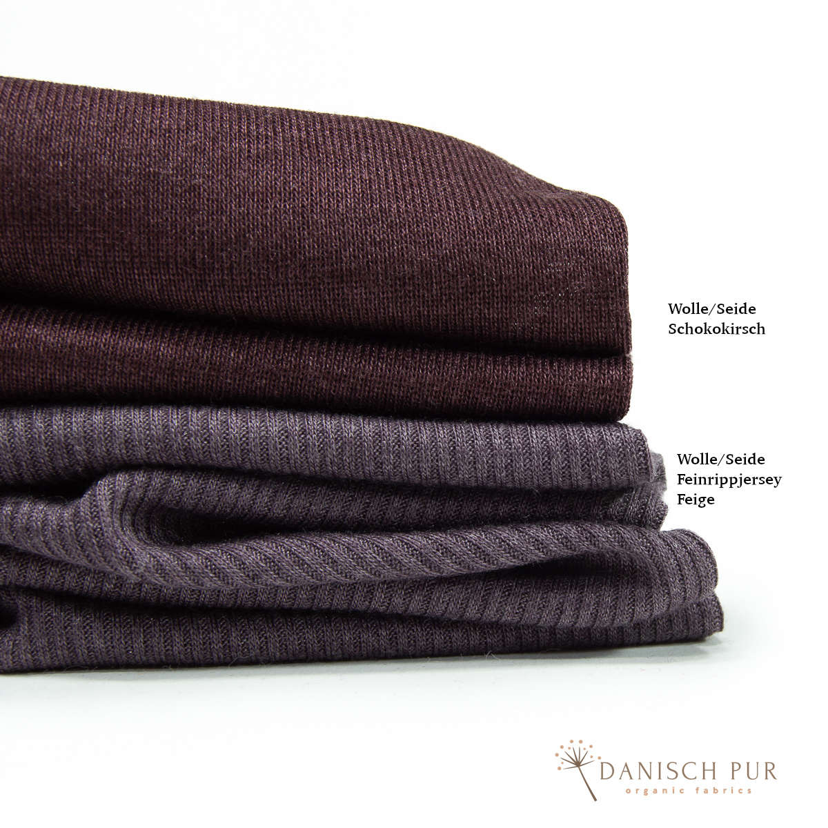 Bio Wolle/Seide Feinrippjersey Feige (Merino, kbt, mulesingfrei)