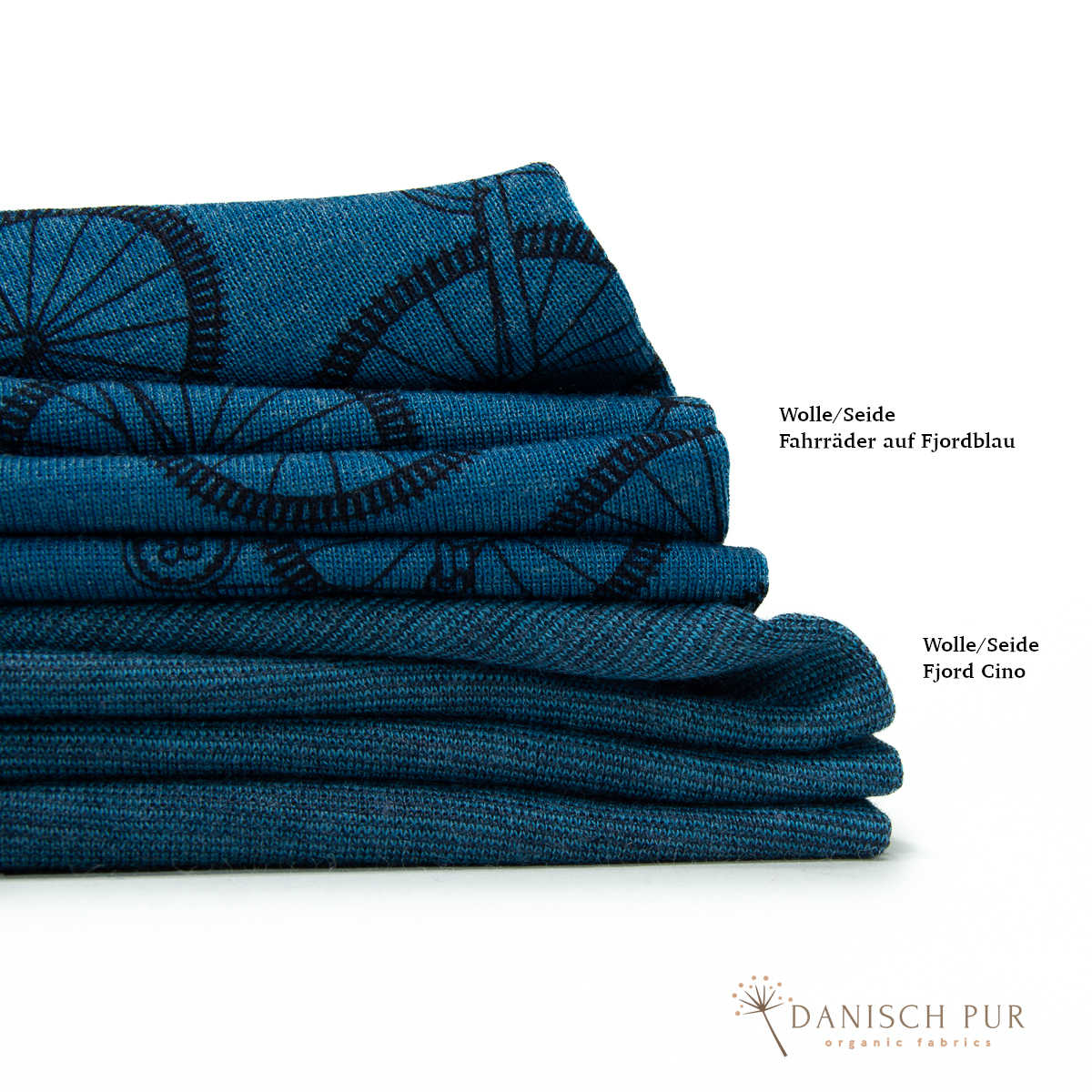 Organic wool jersey flamingo-cino (merino, organic, mulesing-free)