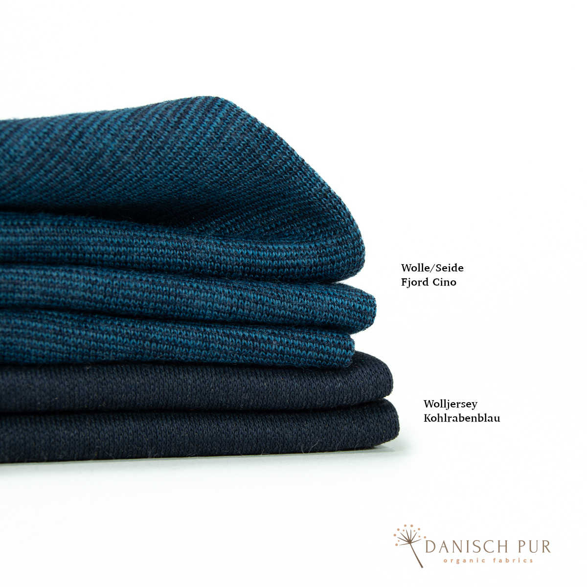 Organic wool jersey flamingo-cino (merino, organic, mulesing-free)