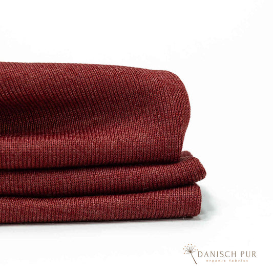 Bio Wolle Seide Karminrot (70% Schurwolle, Merino kbt, mulesingfrei, 30% Seide)