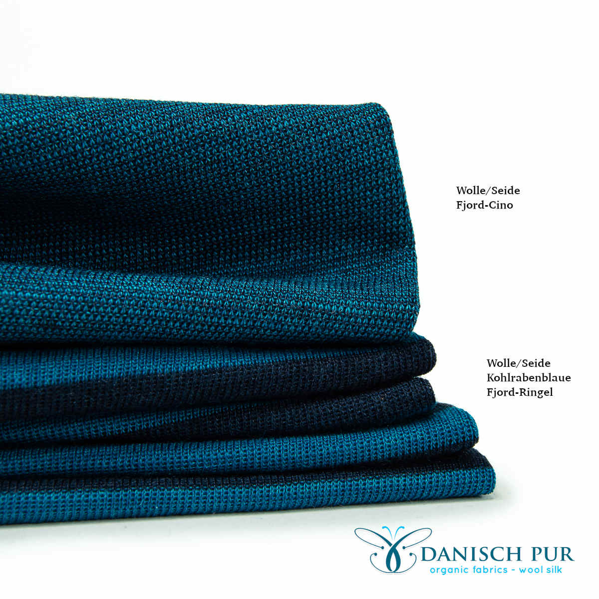 Organic wool jersey flamingo-cino (merino, organic, mulesing-free)