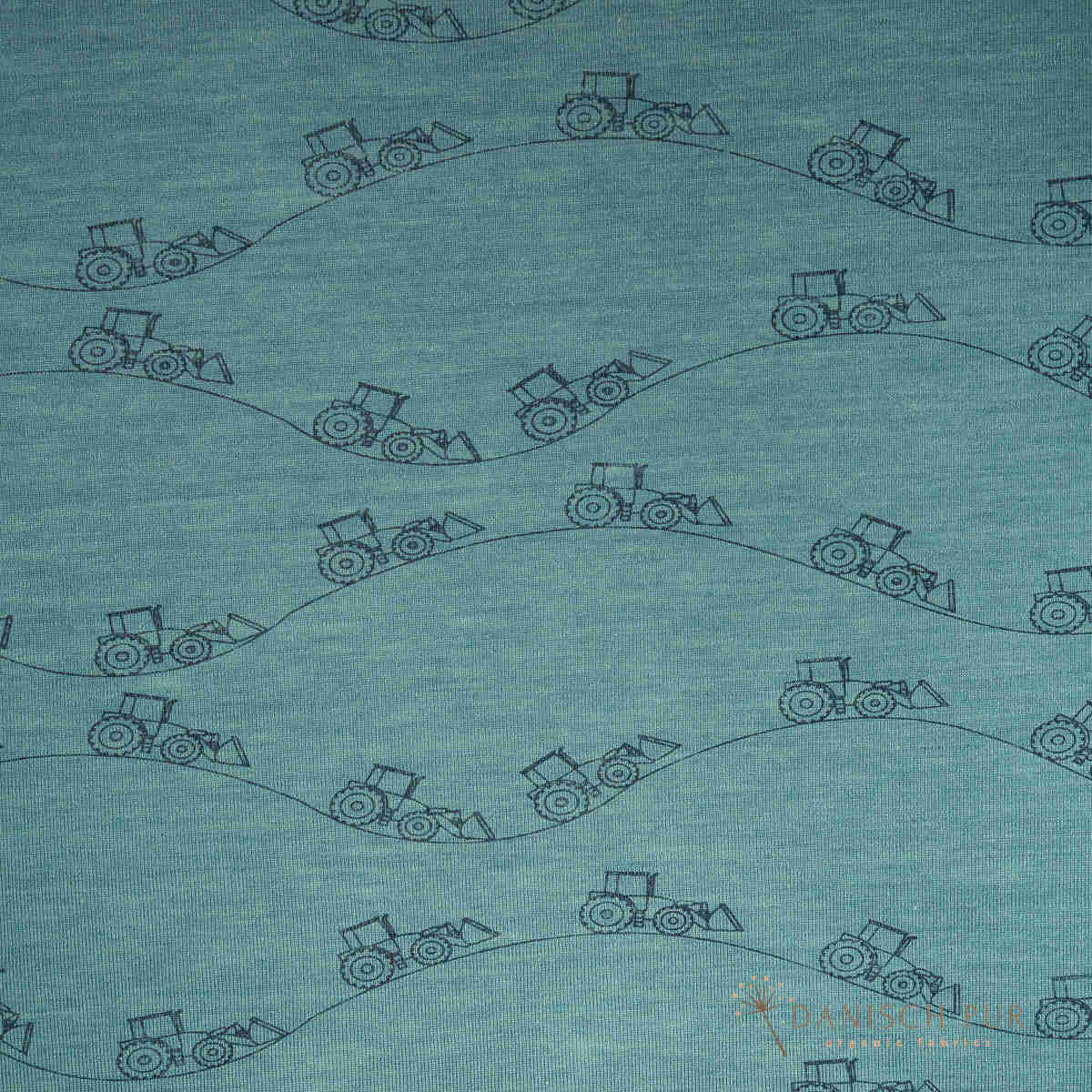 Organic wool silk lather on Arctic Night (kbt, mulesing-free)