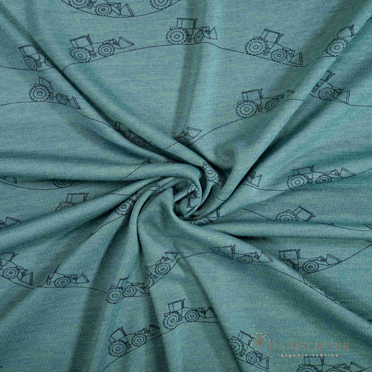 Organic wool silk lather on Arctic Night (kbt, mulesing-free)