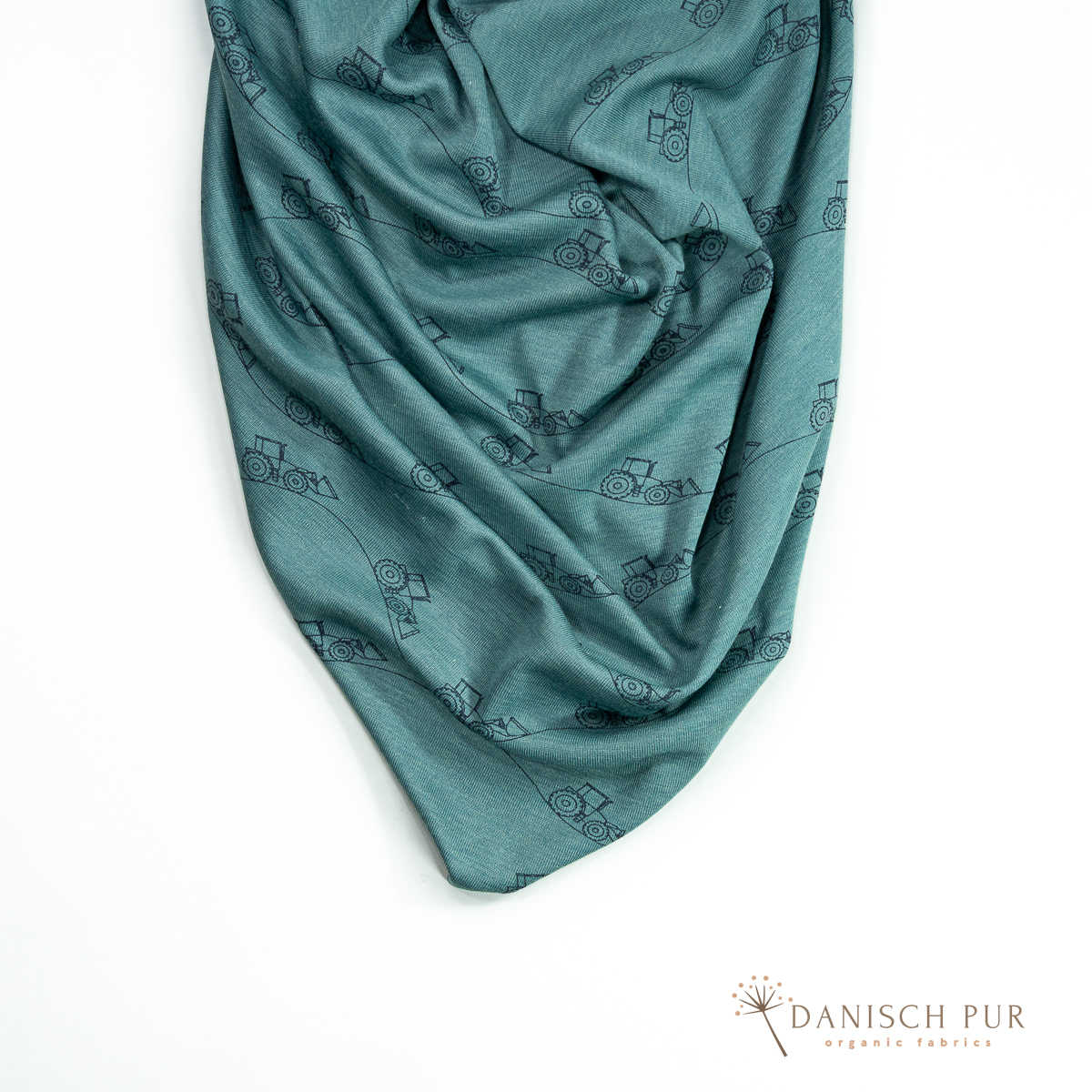 Organic wool silk lather on Arctic Night (kbt, mulesing-free)