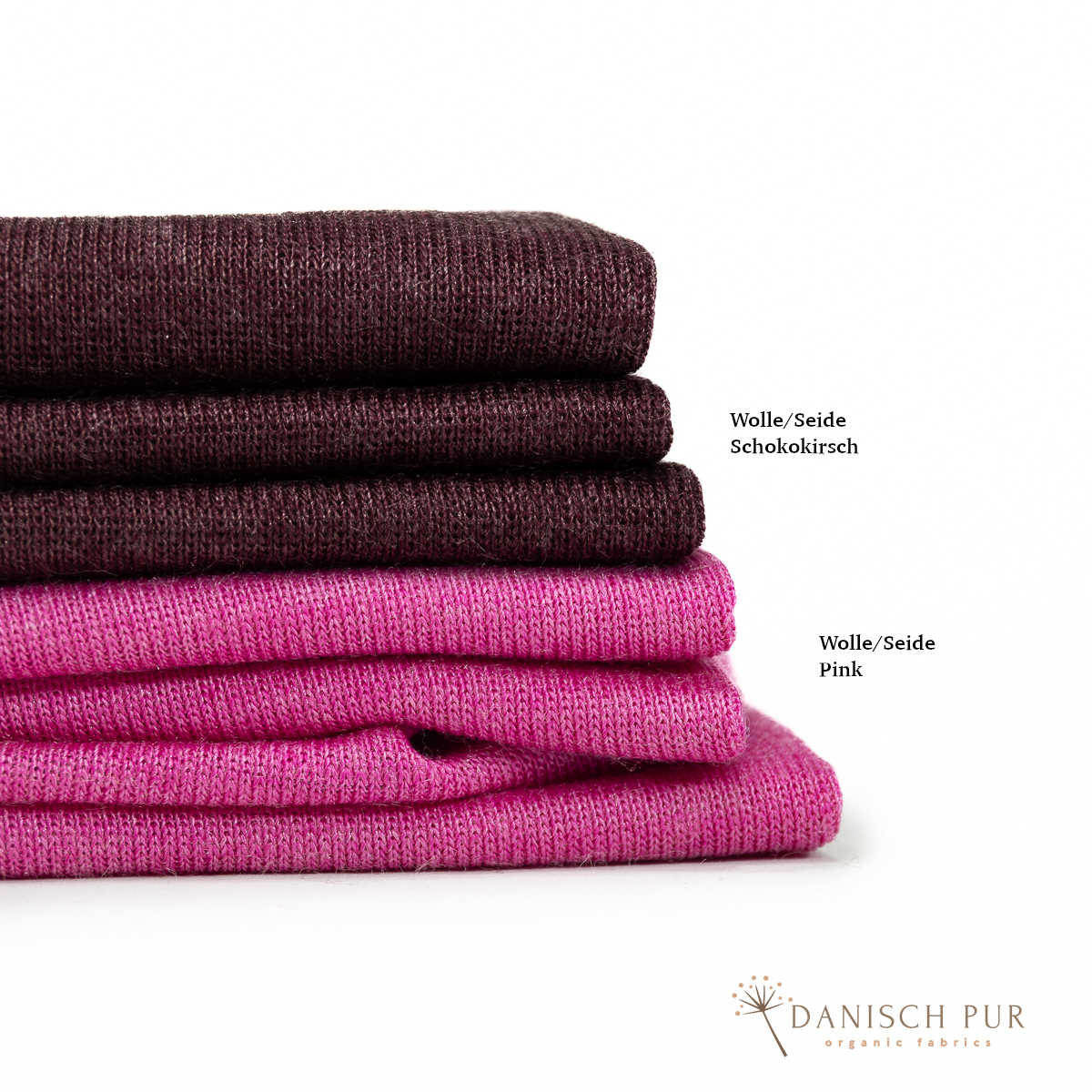 Organic wool silk pink (kbt, mulesing-free)