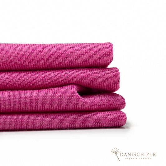 Bio Wolle Seide Pink  (kbt, mulesingfrei)