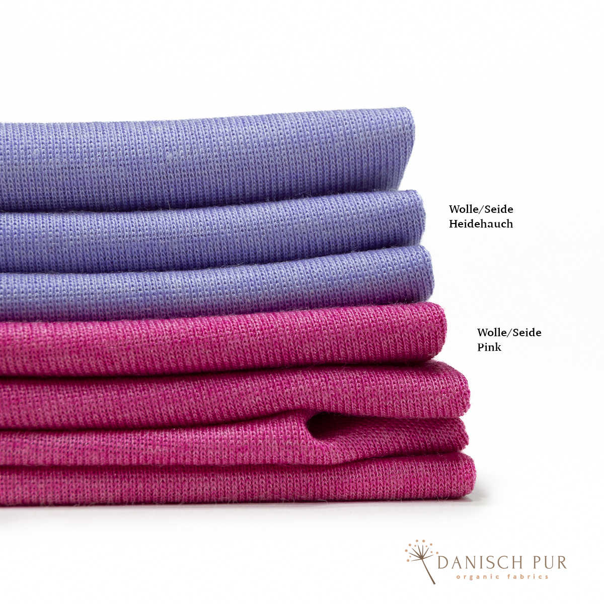 Organic wool silk pink (kbt, mulesing-free)
