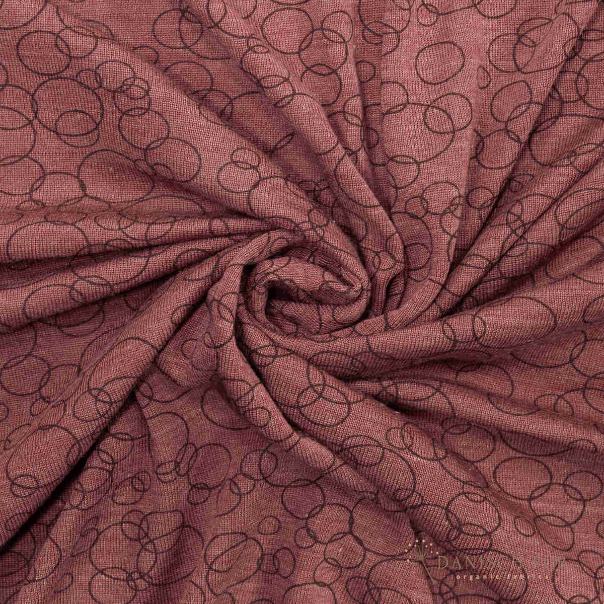 Organic wool silk chocolate-cherry (organic, mulesing-free)