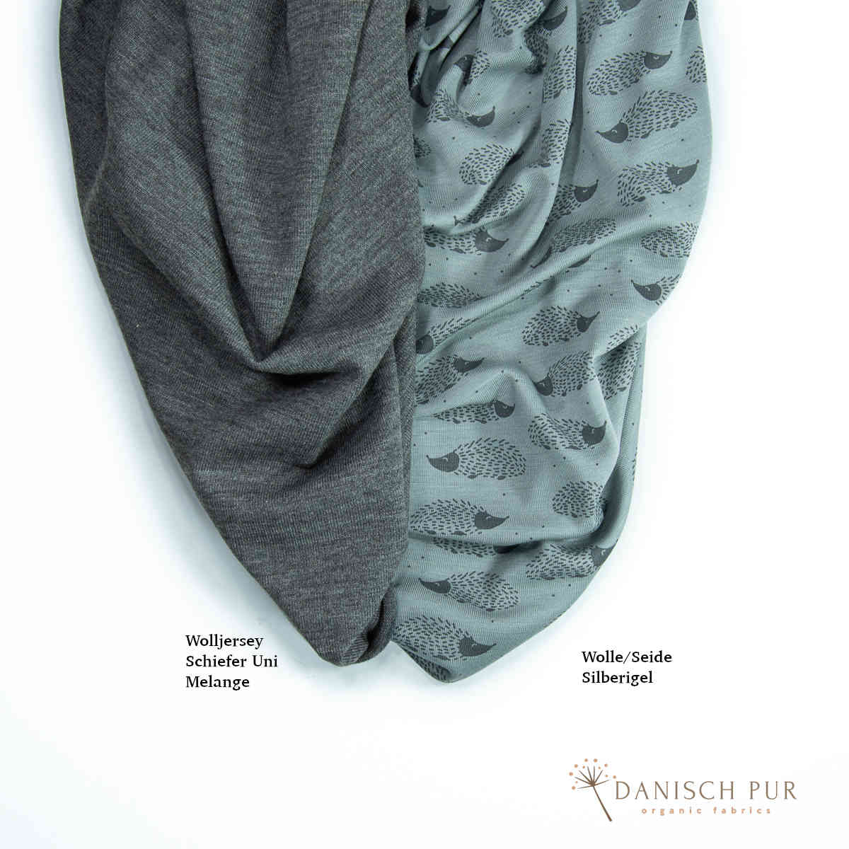 Bio Wolle Seide Silberigel (kbt, mulesingfrei)