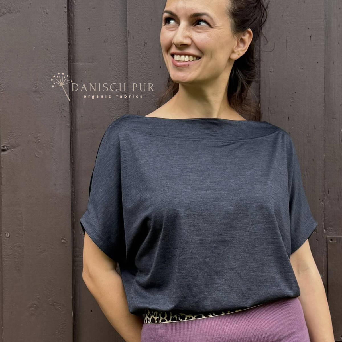 Singlejersey Bio Wolle Seide Kohlrabenblau (70% Schurwolle Merino, kbt, mulesingfrei, 30% Seide)