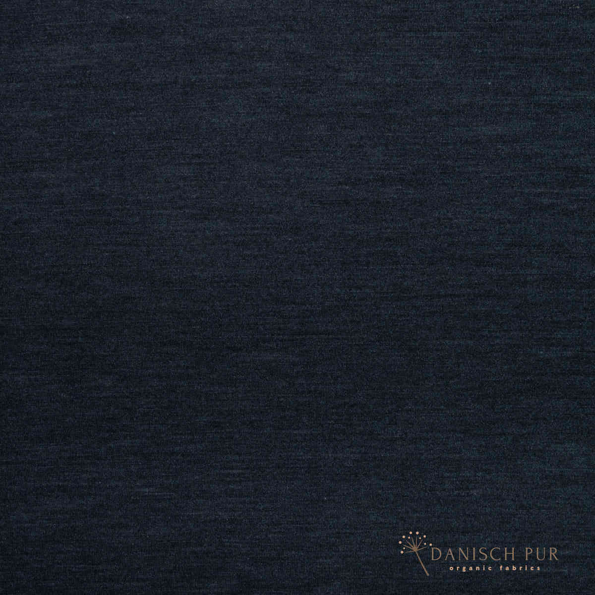 Singlejersey Bio Wolle Seide Kohlrabenblau (70% Schurwolle Merino, kbt, mulesingfrei, 30% Seide)