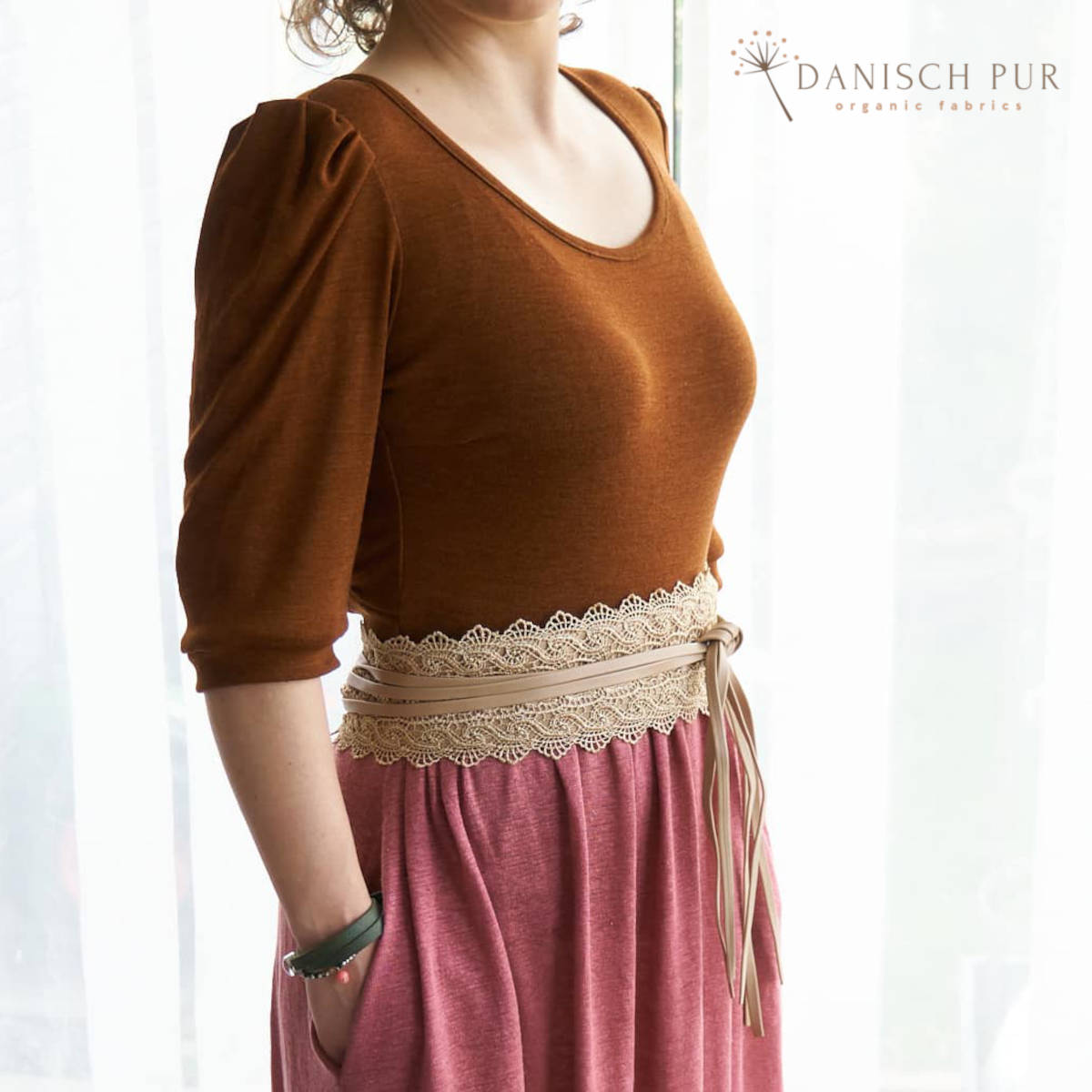 Bio Wolle Seide Zimt (70% Schurwolle Merino, kbt, mulesingfrei, 30% Seide)