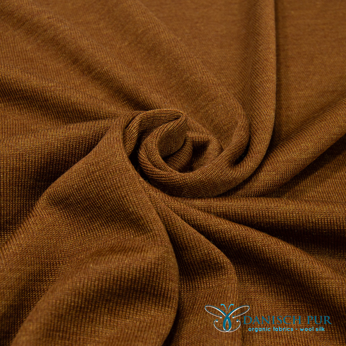 Organic wool silk cinnamon (kbt, mulesing-free)