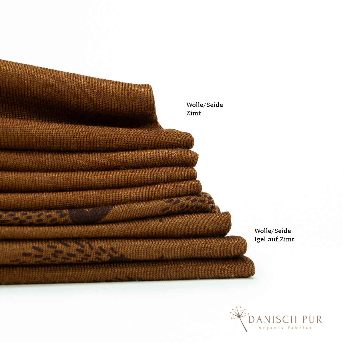 Bio Wolle Seide Zimt (70% Schurwolle Merino, kbt, mulesingfrei, 30% Seide)