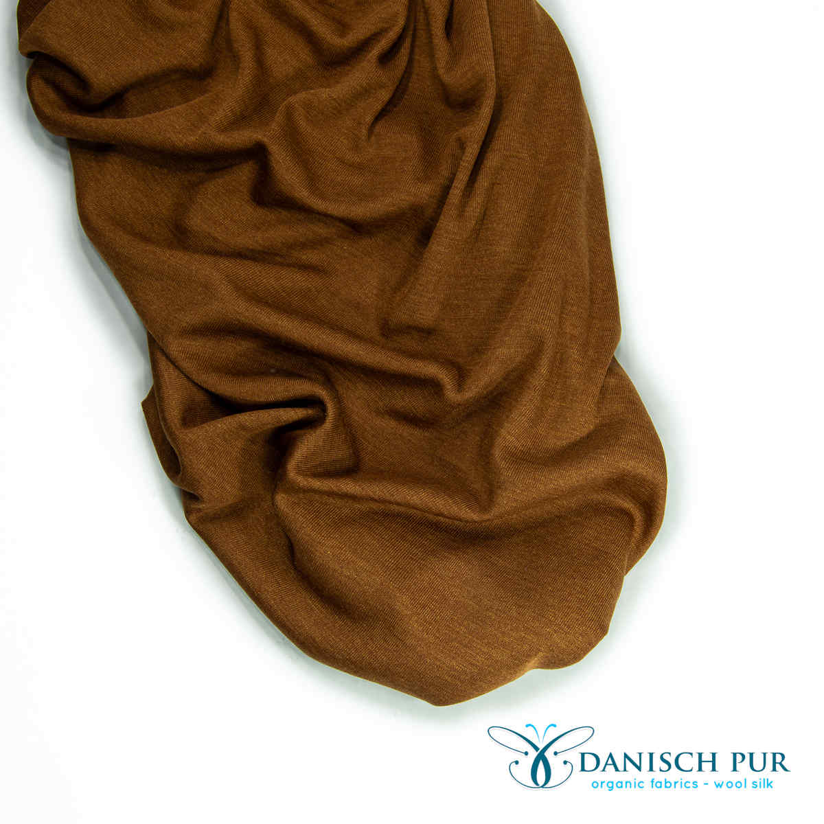 Organic wool silk cinnamon (kbt, mulesing-free)