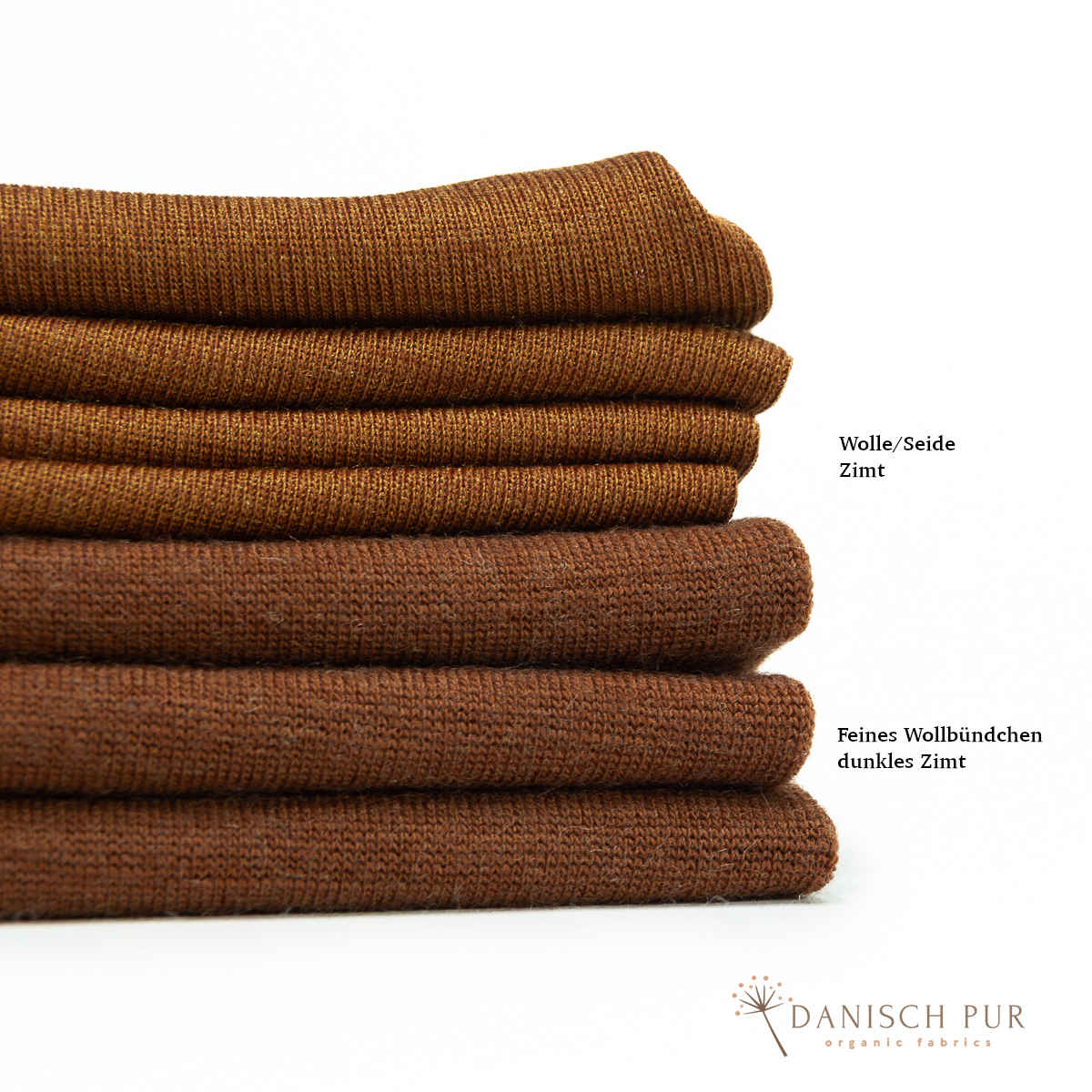 Bio Wolle Seide Zimt (70% Schurwolle Merino, kbt, mulesingfrei, 30% Seide)
