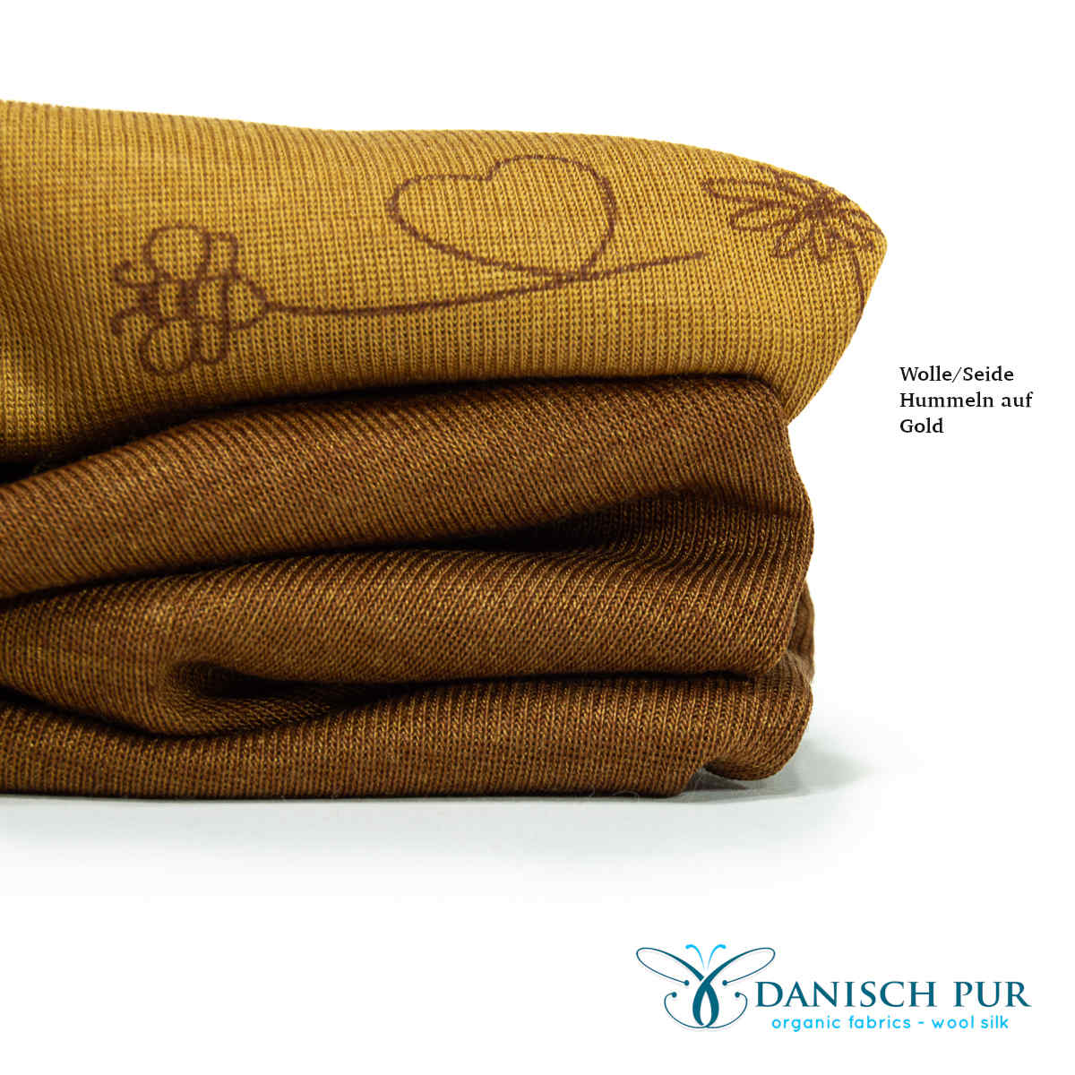 Organic wool silk cinnamon (kbt, mulesing-free)