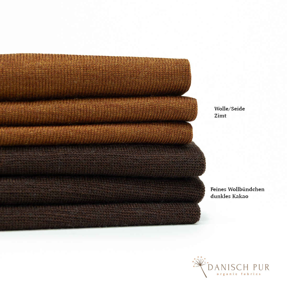 Bio Wolle Seide Zimt (70% Schurwolle Merino, kbt, mulesingfrei, 30% Seide)