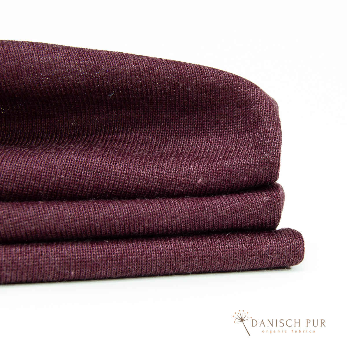 Organic wool silk chocolate-cherry (organic, mulesing-free)