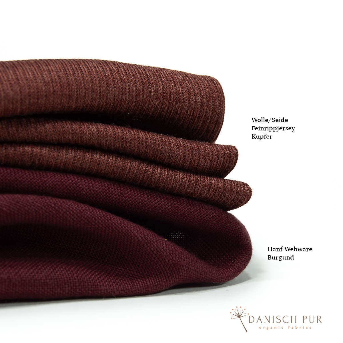 Bio Wolle/Seide Feinrippjersey Kupfer (Merino, kbt, mulesingfrei)