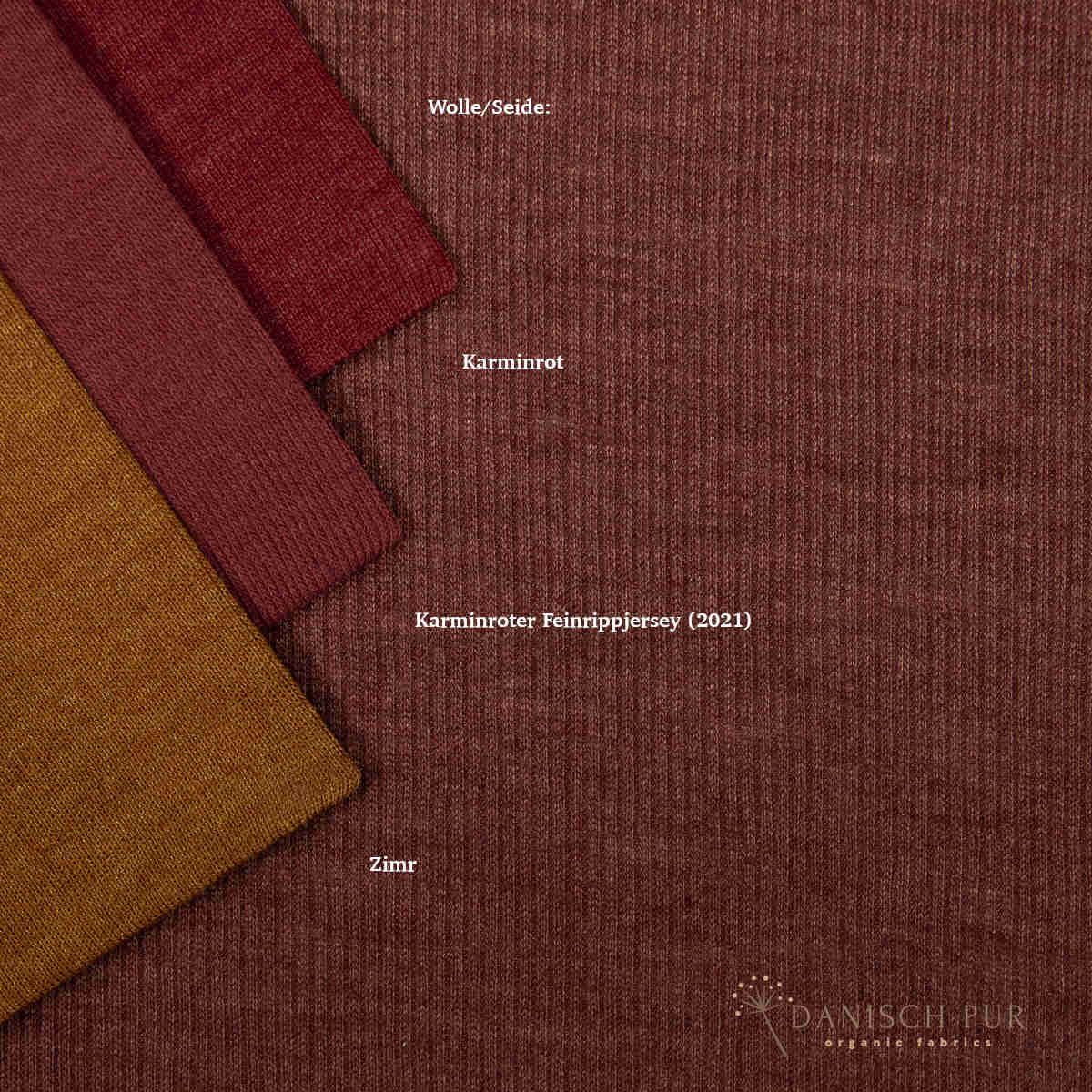 Bio Wolle/Seide Feinrippjersey Kupfer (Merino, kbt, mulesingfrei)