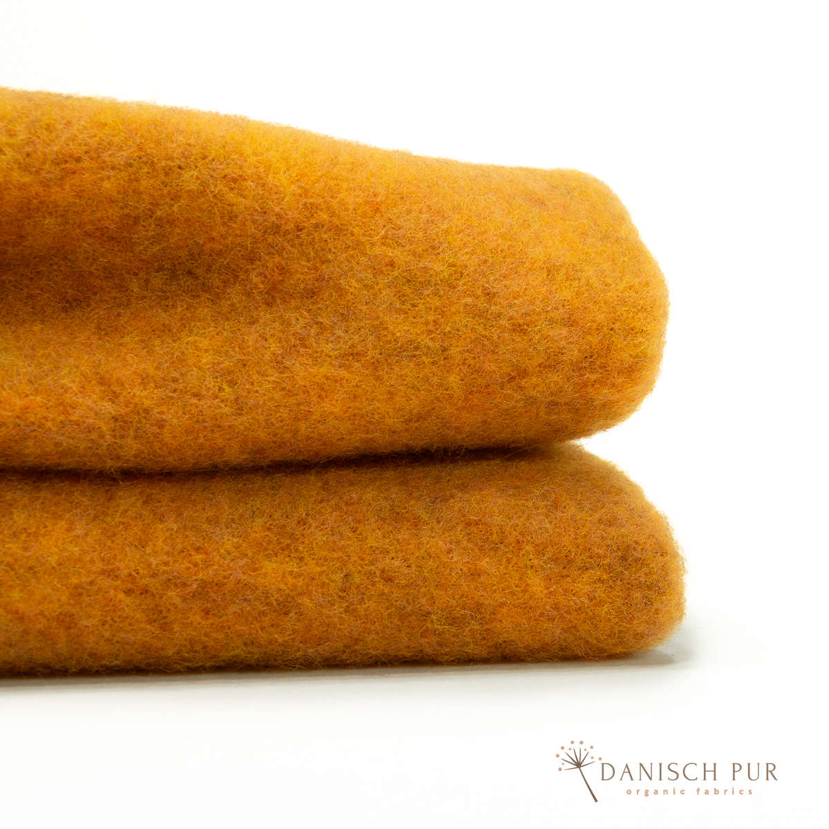 Bio Wollfleece Gold meliert (100% Schurwolle, Merino, kbt, mulesingfrei)