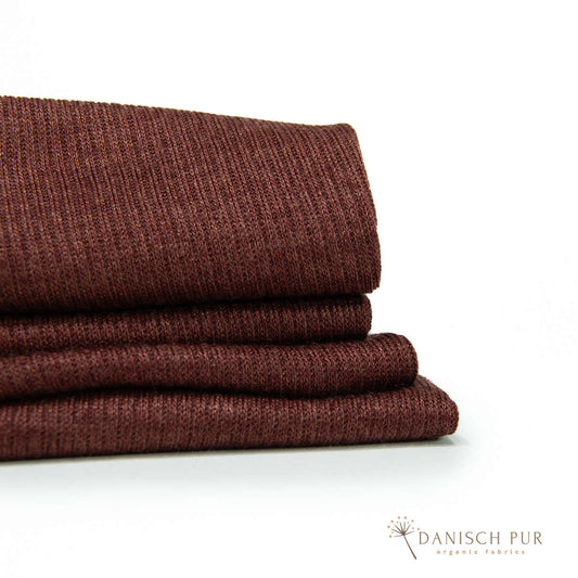 Bio Wolle/Seide Feinrippjersey Kupfer (Merino, kbt, mulesingfrei)