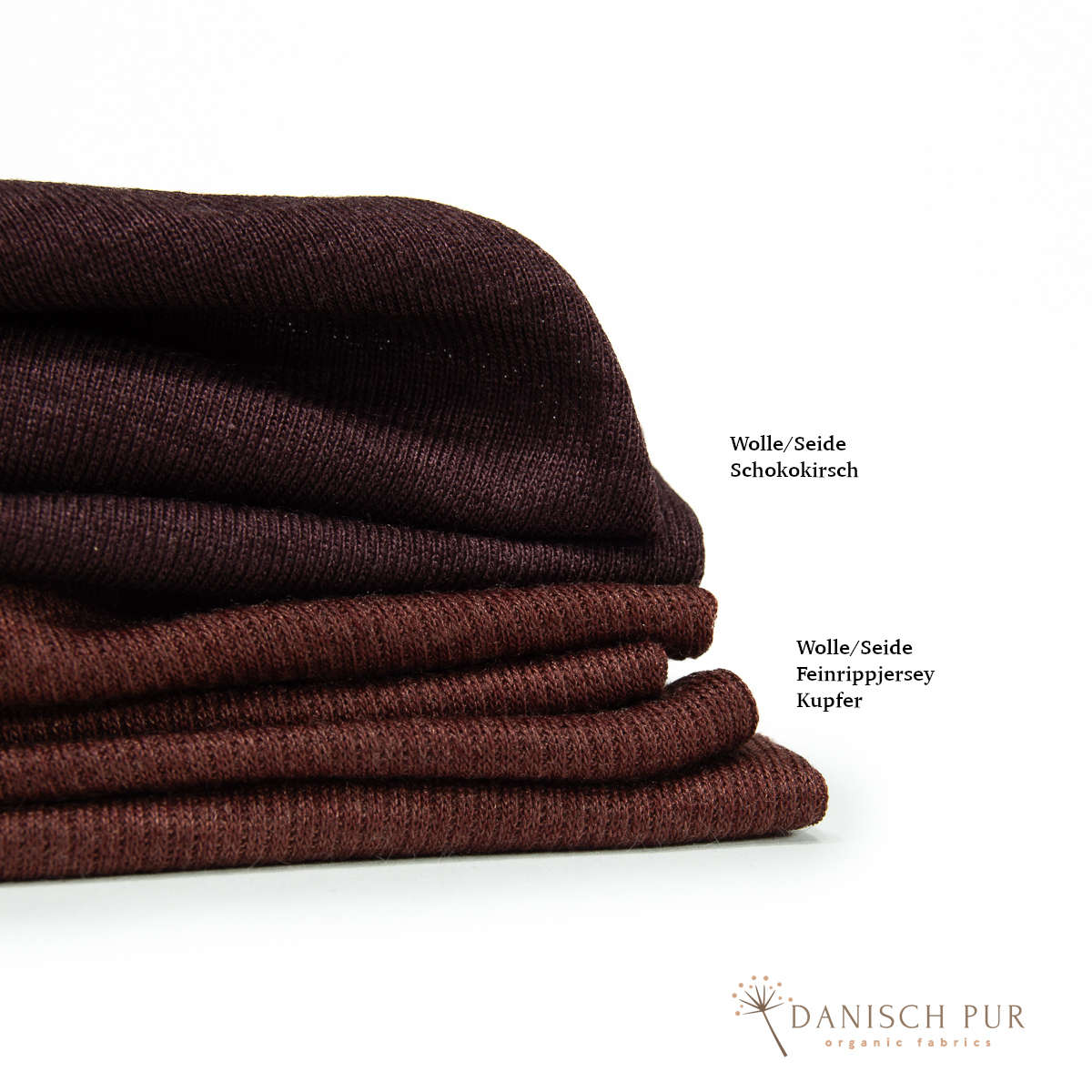 Bio Wolle/Seide Feinrippjersey Kupfer (Merino, kbt, mulesingfrei)