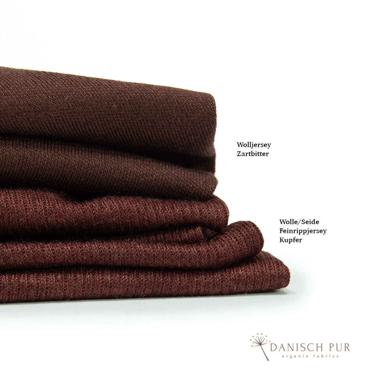 Bio Wolle/Seide Feinrippjersey Kupfer (Merino, kbt, mulesingfrei)